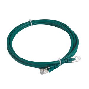 Patchkabel RJ45 Cat. C6A S/FTP groen 2m.