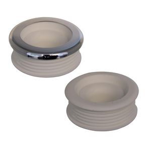 valpijpverbinder / euromanchet 55mm wit univ v pijp 32-45mm VVE=10