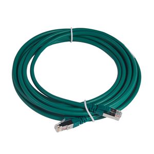 Patchkabel RJ45 Cat. C6A S/FTP groen 5m.