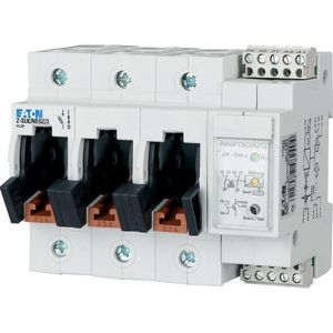 Zekeringlastscheider D02 met monitoring, 63A, 3p 106mm Eaton