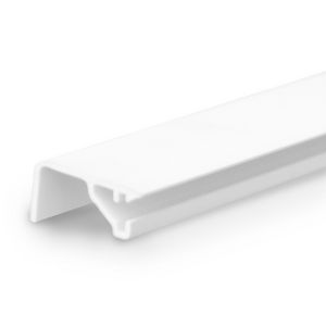 Lengte a 2m. scheidingswand voor hoogte 60mm wit halogeenvrij