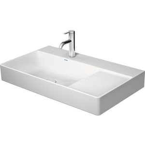 DURASQUARE #234880 wastafel links 800mm wit met kraangat