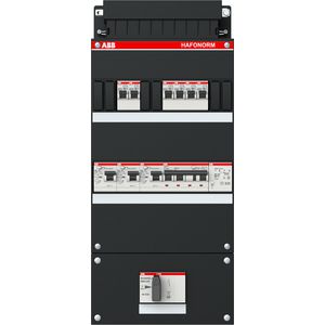 Groepenkast 6x achter 3x30mA HS+C+T 3-fasen 1SPF006907F1745