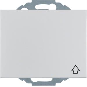 Wandcontactdoos RA kd 45° draaib. berker K.1/K.5 aluminium