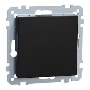 Blindplaat Gerecycled kunststof Mat zwart Systeem M