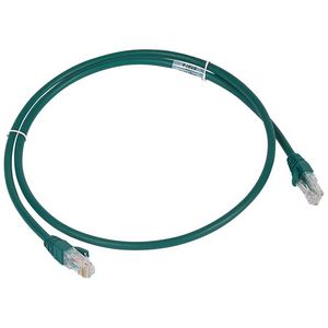 Patchkabel RJ45 Cat. C6A U/UTP groen 1m.