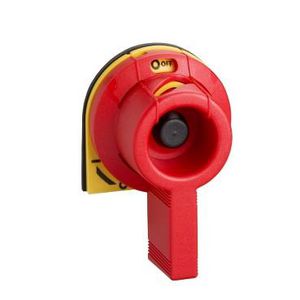 Draaibediening Zijkant Rood/Geel Accessoires TeSys GS 32A
