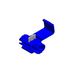Doos a 100st. Aftakklem lok blauw 1,5-2,5mm²