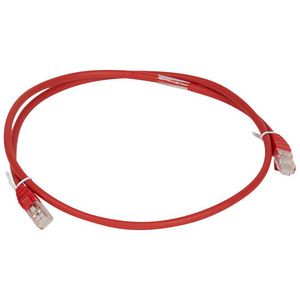 Patchkabel RJ45 Cat. C6A U/UTP rood 1m.