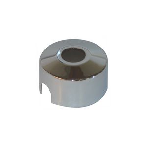 Kraanrozet 1/2" h=50mm + uitsparing 15mm chroom