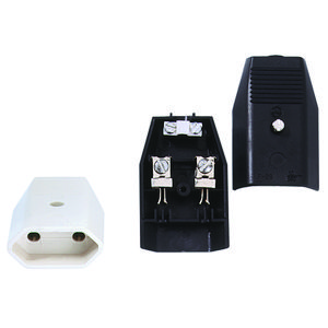 Eurokoppeling 2,5A/250V zwart