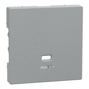 Centraalplaat trekschakelaar Controlevenster Aluminium