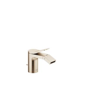 LISSÉ Bidet eengreepsmengkraan afvoer. Light Gold gebors.