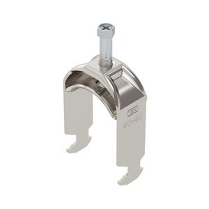 Beugelklem 2056 40-46mm rvs A2 1.4301 blank VVE=25 1186142