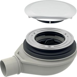 Douchesifon Ø90mm wtrslot 30 mm afvoer PP Ø40mm glanschroom