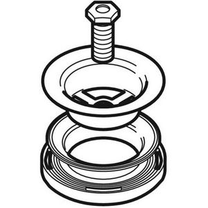 Afvoerplug met dichting