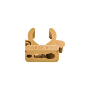 Doos a 100st. Klembeugel creme tbv buis 16–19 mm UV-bestendig