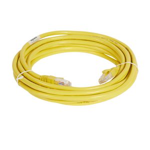 Patchkabel RJ45 Cat. C6A U/UTP geel 5m.