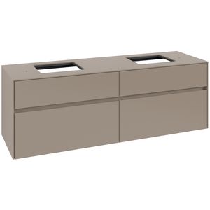 Wastafelonderkast Collaro 1600x548x500mm Taupe C137B0VM