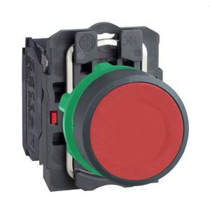 Drukknop Verzonken Terugvering 1NC Rood