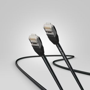 ETHERLINE LAN Cat.6A 0,25 BK