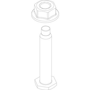 Moer M6 en Schroef M6x30-5.8