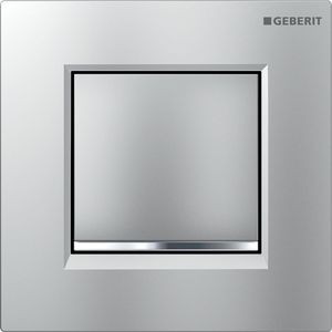 Urinoirsturing pneumatisch type 30 SQUARE mat chroom/easy-to-clean