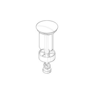 Stop v. afvoer. 38x94mm chr