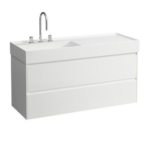 Lani badmeubel 1200 2 lade icm Kartell wastafel 813332 wit