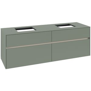 Wastafelonderkast Collaro 1600x548x500mm Soft Green C137B0AF
