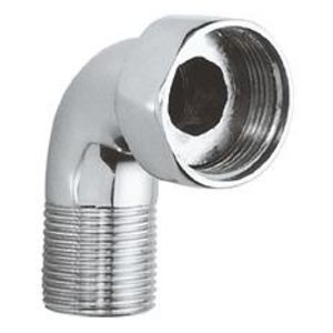 Kniekoppeling 1.1/4"x1.1/2"bu.x moer chroom