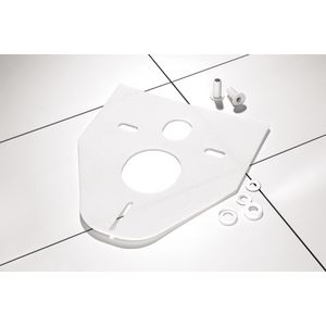 Geluidsisolatieset tbv wandcloset/bidet