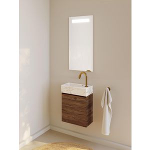 TAB Marm white Tiny Right+BC SPR-UP_20 Tobacco Oak