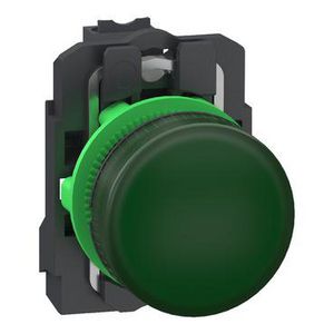 Controlelampje Harmony XB5 grijs Plastic groen 22mm universe