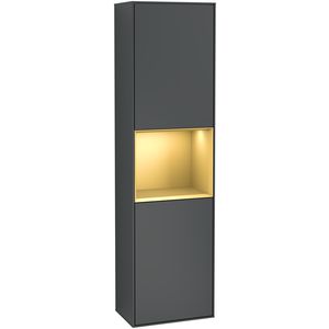 Hoge kast Finion 418x1516x270mm Mid.Blue Matt Lacquer F470HFHG