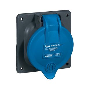 Inbouwcontactdoos 16A 230V 3-polig + N + A 44