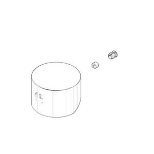 Greep Hendelonderdeel 98x64x64mm chr