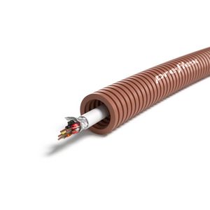 Rol a 100m. voorbedrade flexibele elektrobuis B6 E Alarm 6x0,22+2x0,75