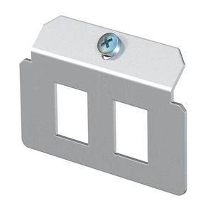 Dragerplaat 2 x gatenpatroon type A rvs A2 1.4301