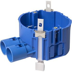 Inbouwdoos voor hollewand 50mm diep met trekbandjes