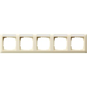 Afdekraam 5-voudig horizontaal TK System 55 creme wit