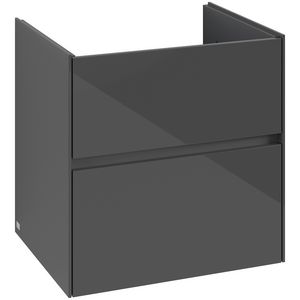 Wastafelonderkast Collaro 611x610x480mm Glossy Grey C14300FP
