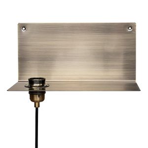 Verlichtingsarmatuur Wall ledge E27 metaal brons antiek