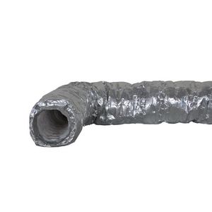 ALU geluiddempende afvoerslang Ø102mm 0,5mtr.