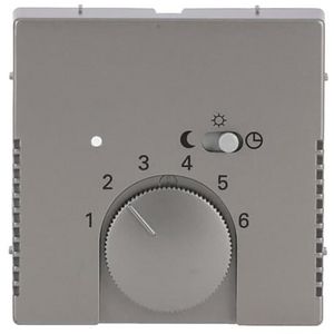 Centraalplaat afdekking v thermostaat 1095/96U pure-rvs (1795-866)