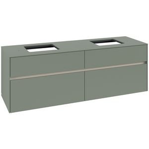 Wastafelonderkast Collaro 1600x548x500mm Soft Green C13700AF