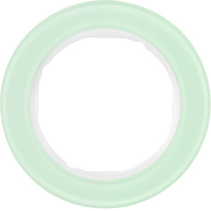 Afdekraam 1-v R.Classic glas polarwit