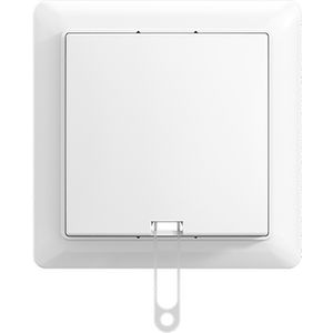 Opbouw trekschakelaar met montageplaat wissel 10A 250VAC balance AP+ alpine wit