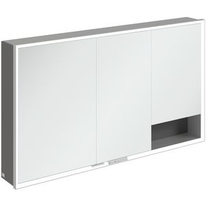 Opbouw Spiegelkast My View+ 1300x750x168mm Graphite
