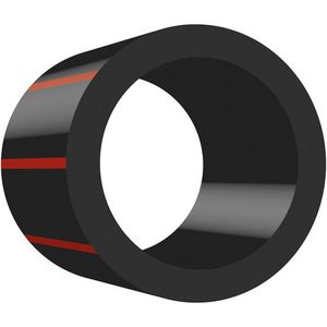 Rol a 100 m. PE100 kabelbuis C1 125x11,4mm zwart/rood